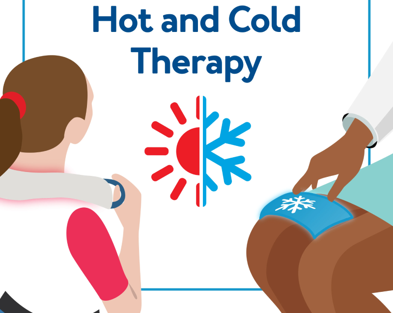 How to do cold hot therapy at home?